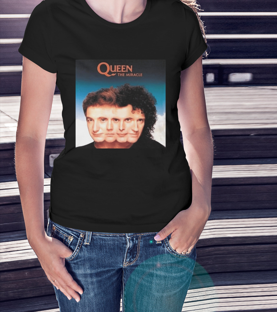 Queen The Miracle Album Cover Art May 1989 Release T-Shirt