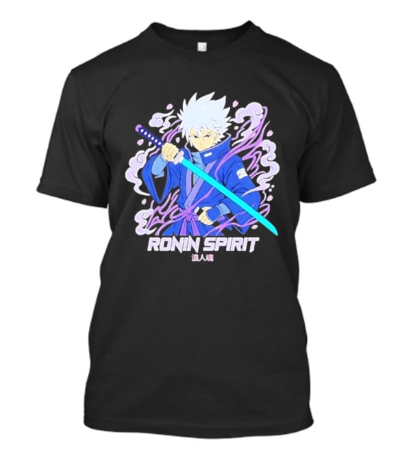 Ronin Spirit Anime Samurai Warrior Katana Manga T-Shirt
