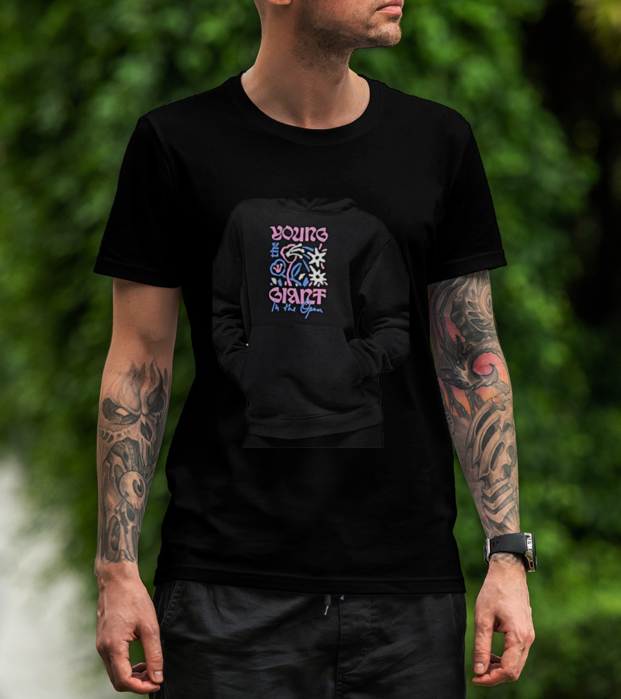 Young The Giant In The Open Vibrant Pastel Colors Abstract T-Shirt