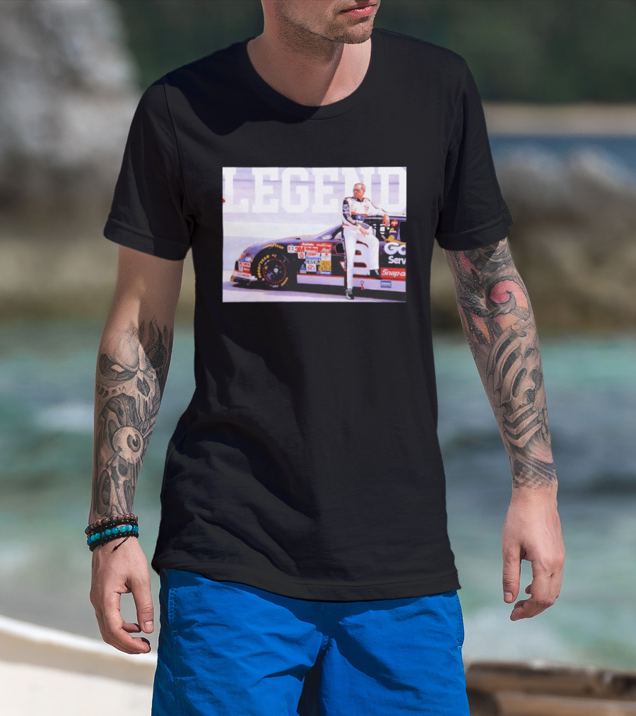 Dale Earnhardt Richard Childress Racing Nascar Winston Cup Legend Goodyear Snap On Holley T-Shirt