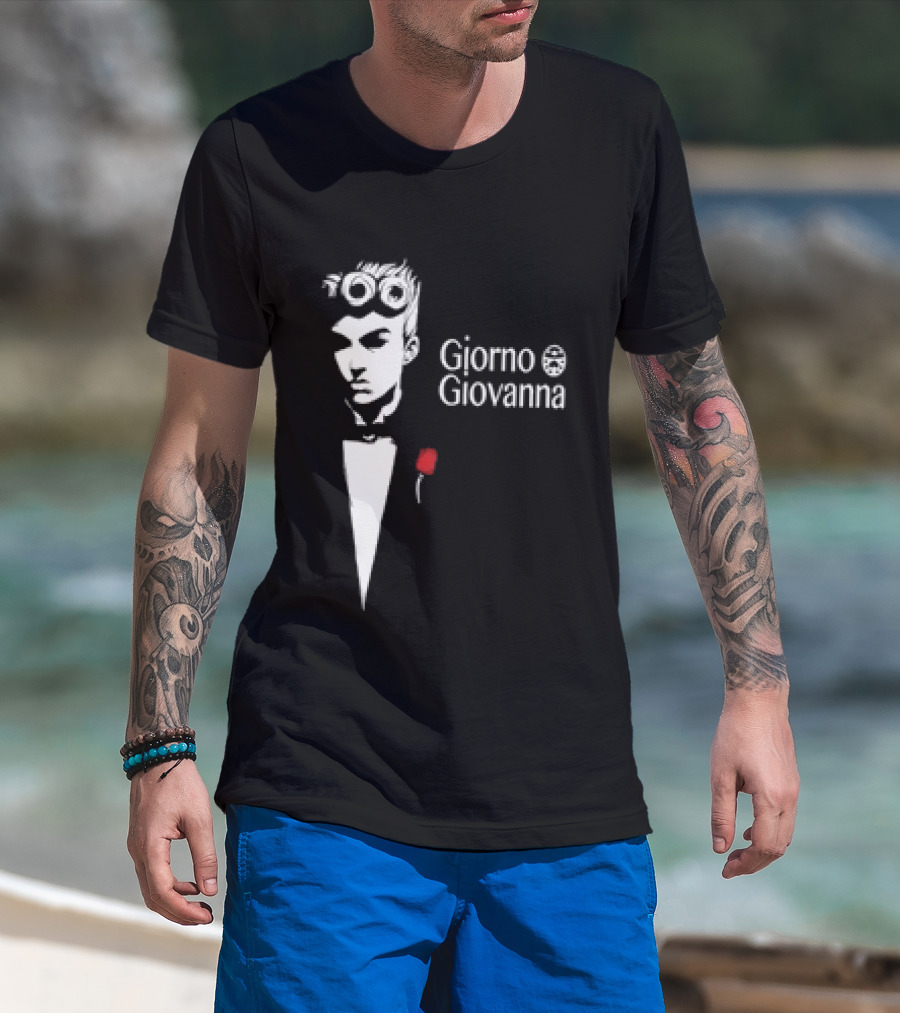 JoJo's Bizarre Adventure Giorno Giovanna Godfather T-Shirt