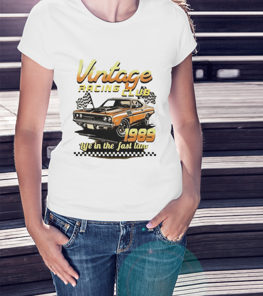 Vintage Racing Club 1989 Life In The Fast Lane T-Shirt
