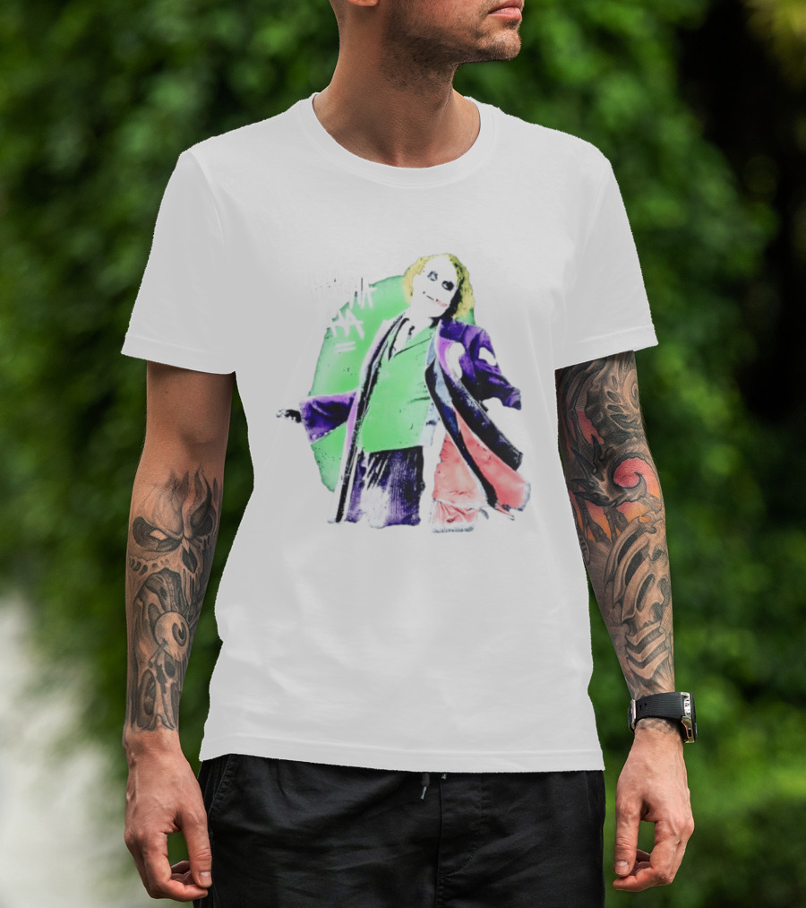 Joker The Dark Knight Ha Ha Ha Iconic Villain Laugh T-Shirt