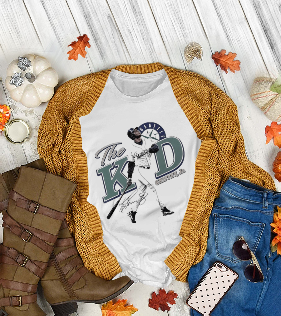 The Kid Seattle Mariners Ken Griffey Jr. Baseball T-Shirt