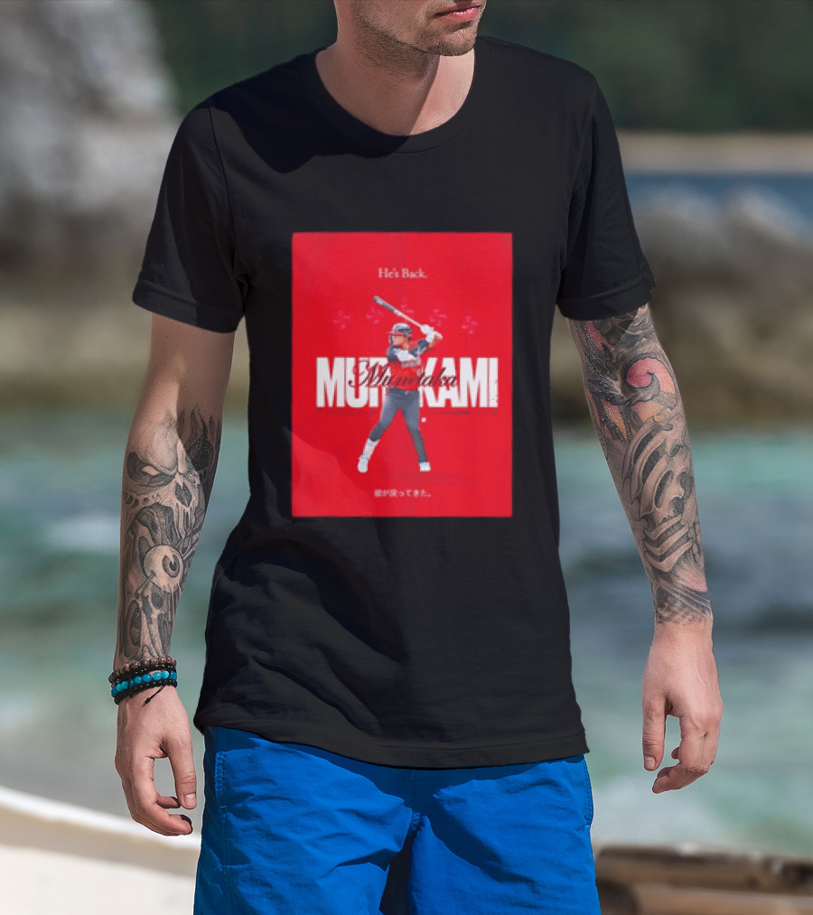 He's Back 2026 American League All Star Munetaka Murakami T-Shirt
