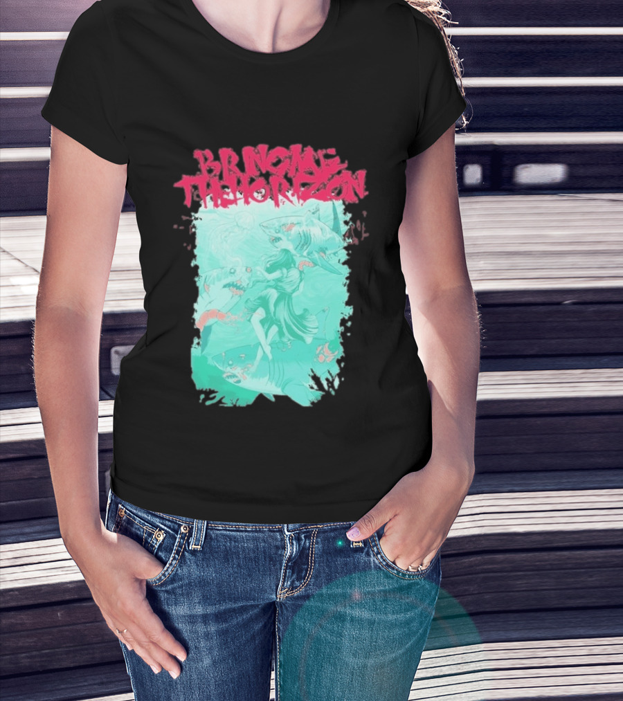 Bring Me The Horizon Shark Attack Artwork 2026 T-Shirt