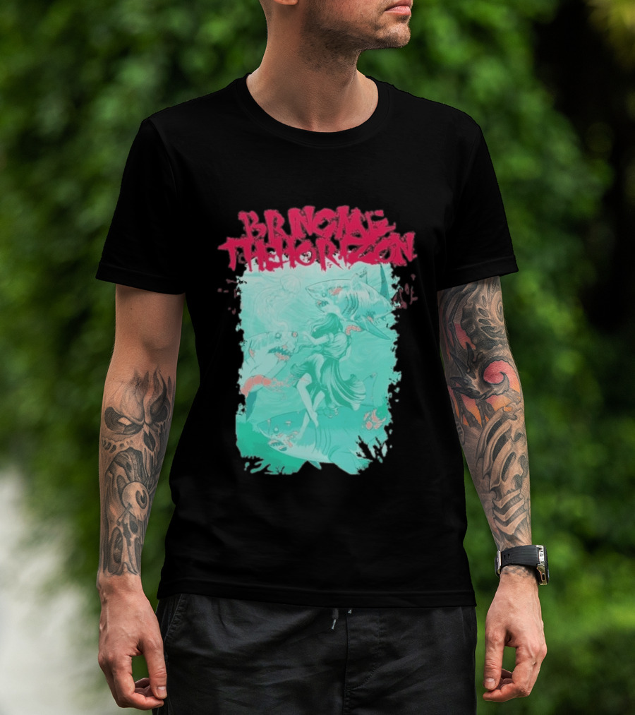 Bring Me The Horizon Shark Attack Artwork 2026 T-Shirt