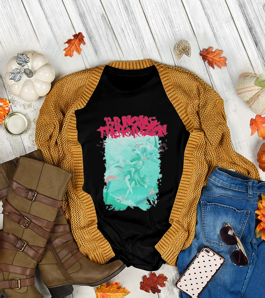 Bring Me The Horizon Shark Attack Artwork 2026 T-Shirt