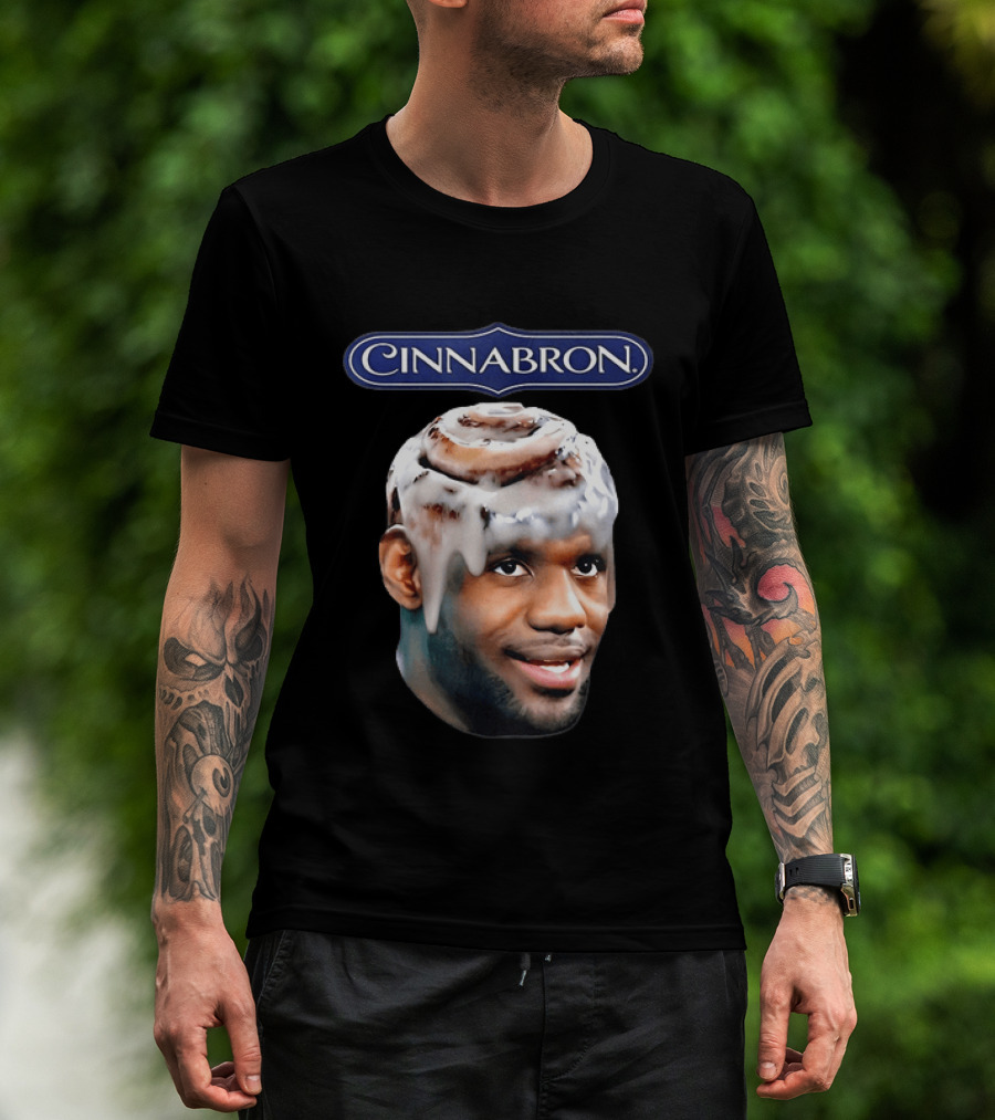 LeBron James Los Angeles Lakers Cinnabron Cinnamon Roll Meme T-Shirt