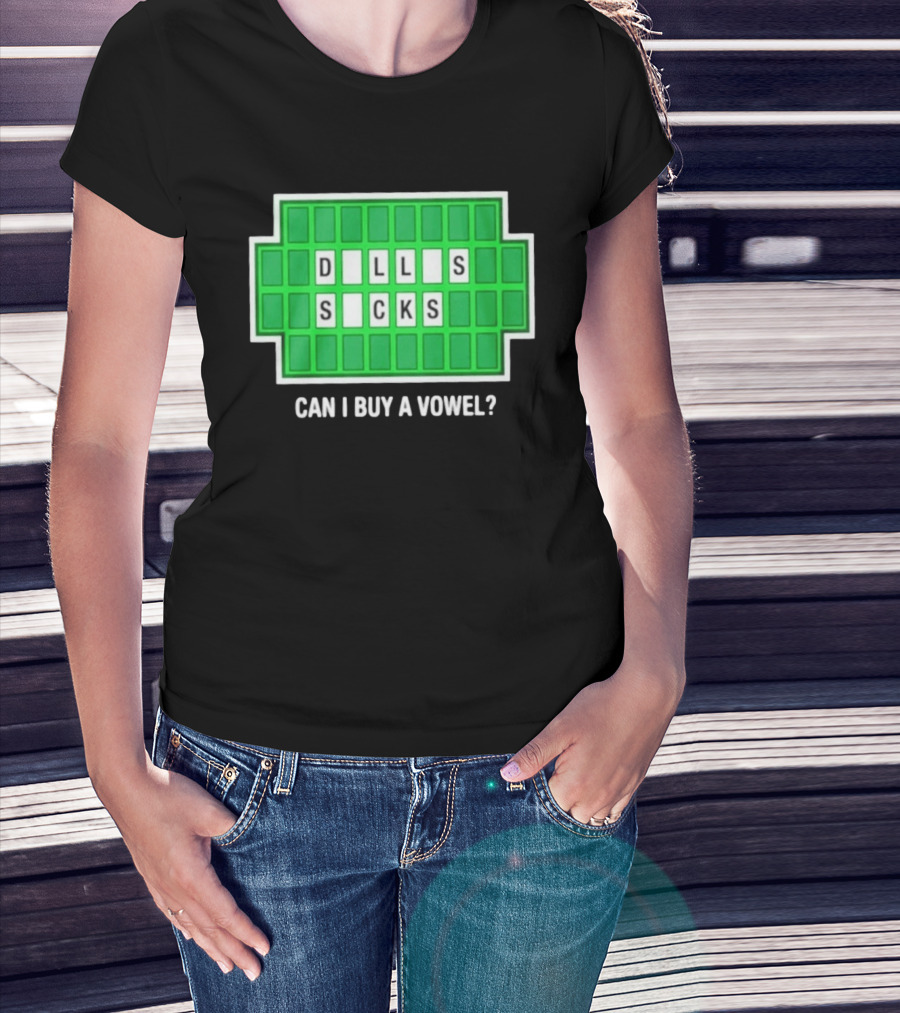 Dalls Scks Can I Buy A Vowel Game Show T-Shirt
