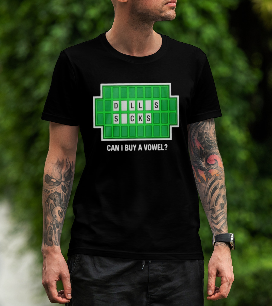 Dalls Scks Can I Buy A Vowel Game Show T-Shirt