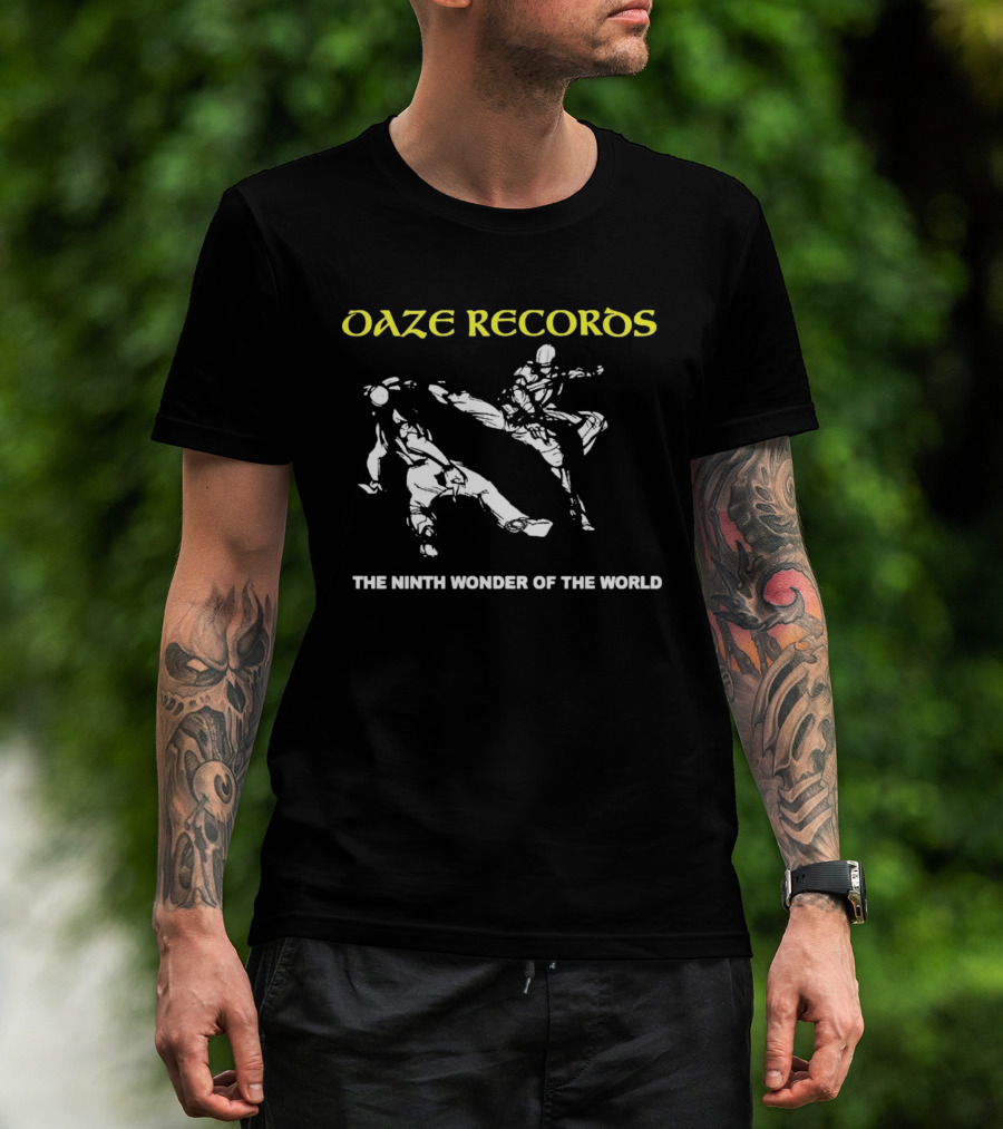 Daze Records Ninth Wonder Of The World Martial Arts Action T-Shirt