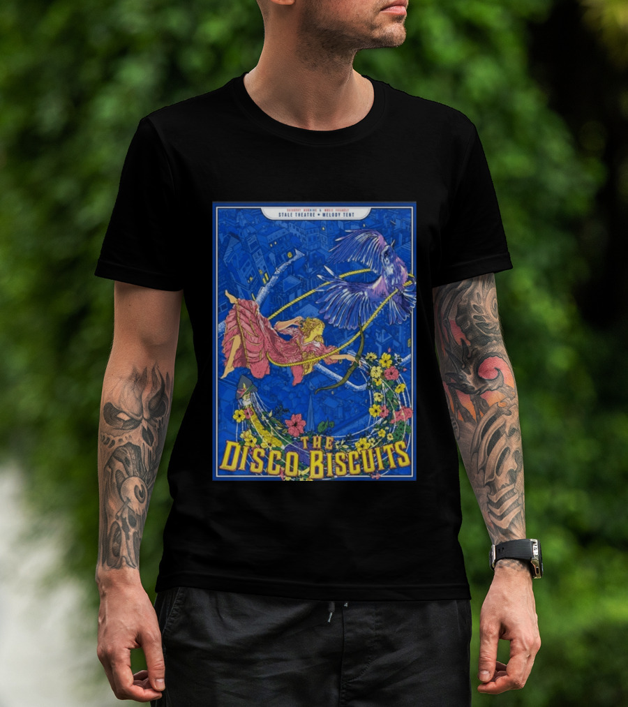 The Disco Biscuits July 11 2026 Jeezum Crow Music Festival Vermont Tour Stale Theatre Melody Tent T-Shirt