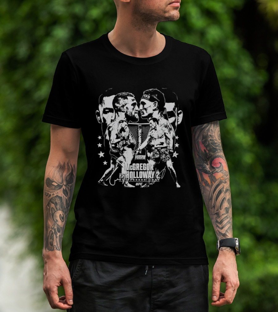 UFC McGregor Vs Holloway 2 Face Off Event 2023 T-Shirt