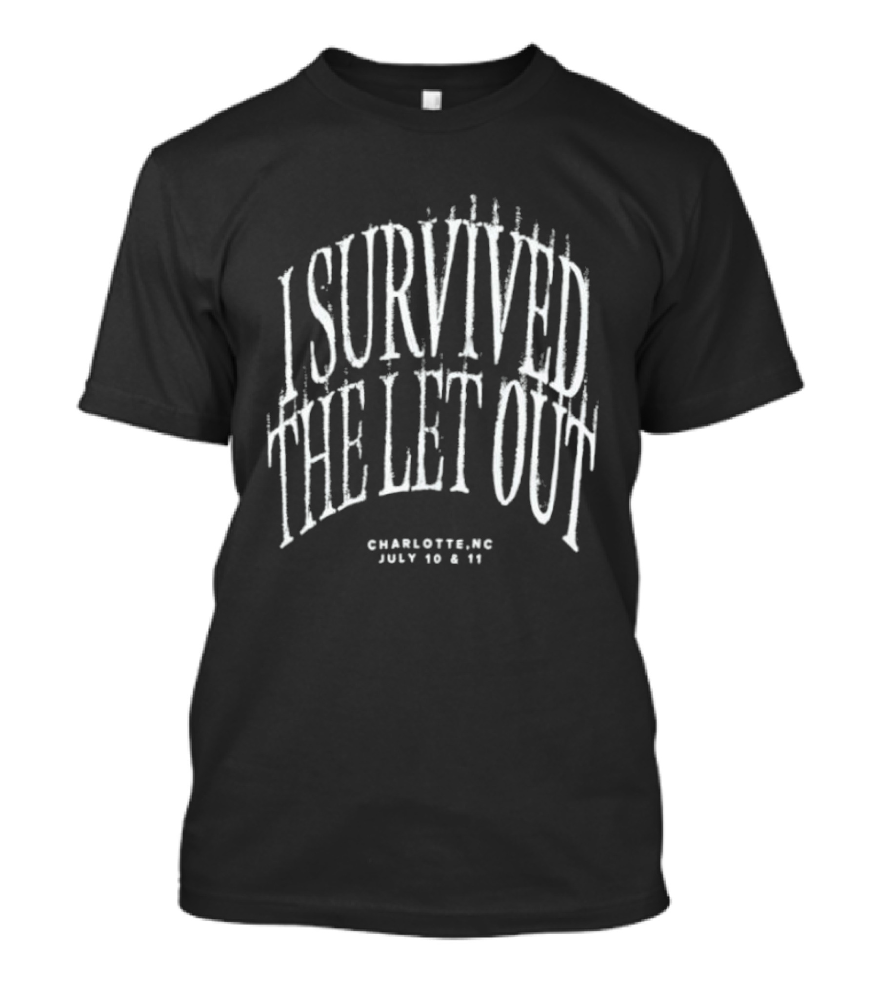 I Survived The Let Out Charlotte NC July 10 11 Concert Event J Cole T-Shirt