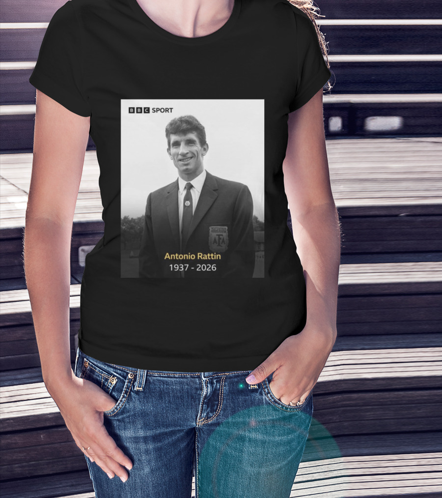 BBC Sport Antonio Rattín 1937 2026 Argentina AFA T-Shirt