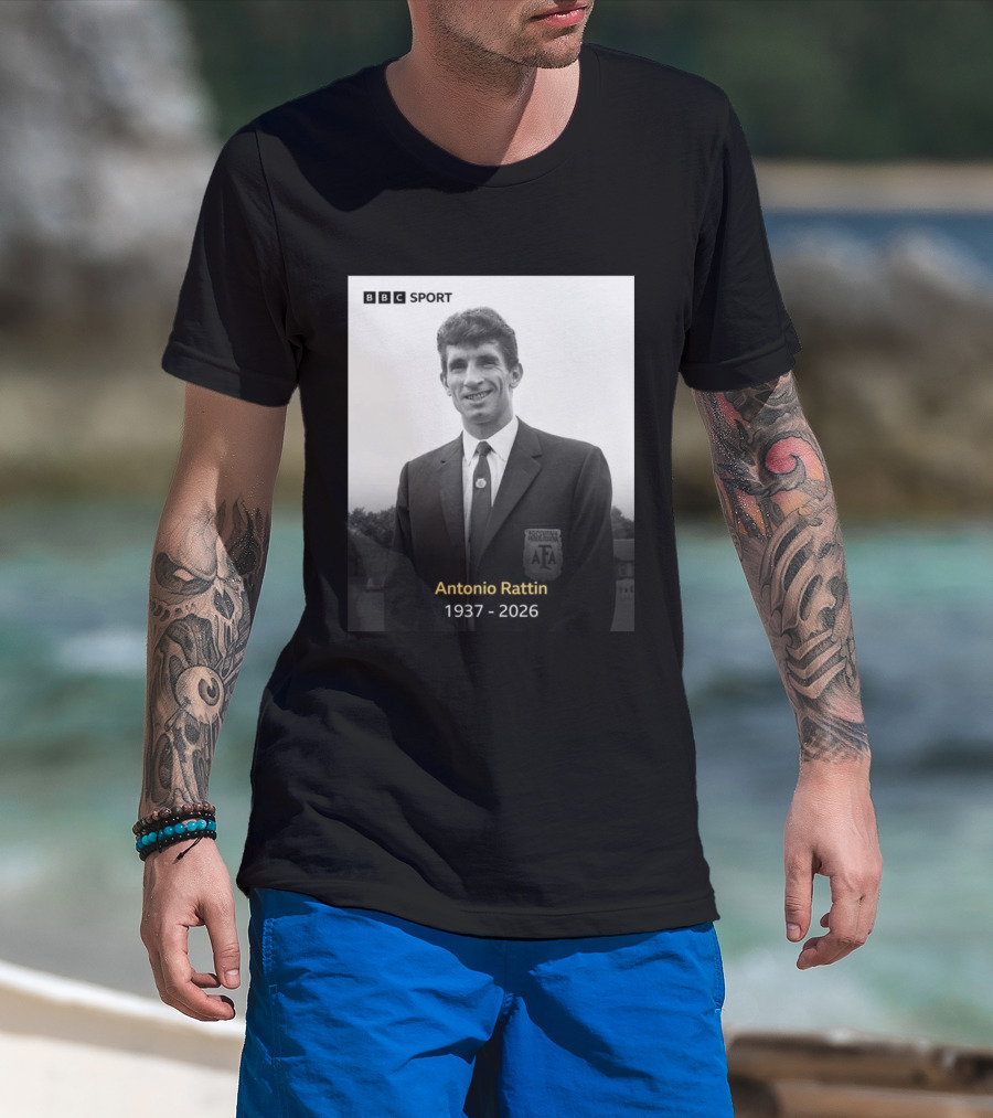 BBC Sport Antonio Rattín 1937 2026 Argentina AFA T-Shirt