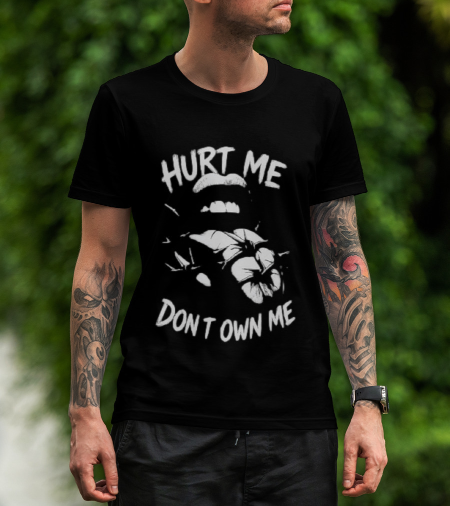 Hurt Me Don't Own Me Spiked Tongue T-Shirt