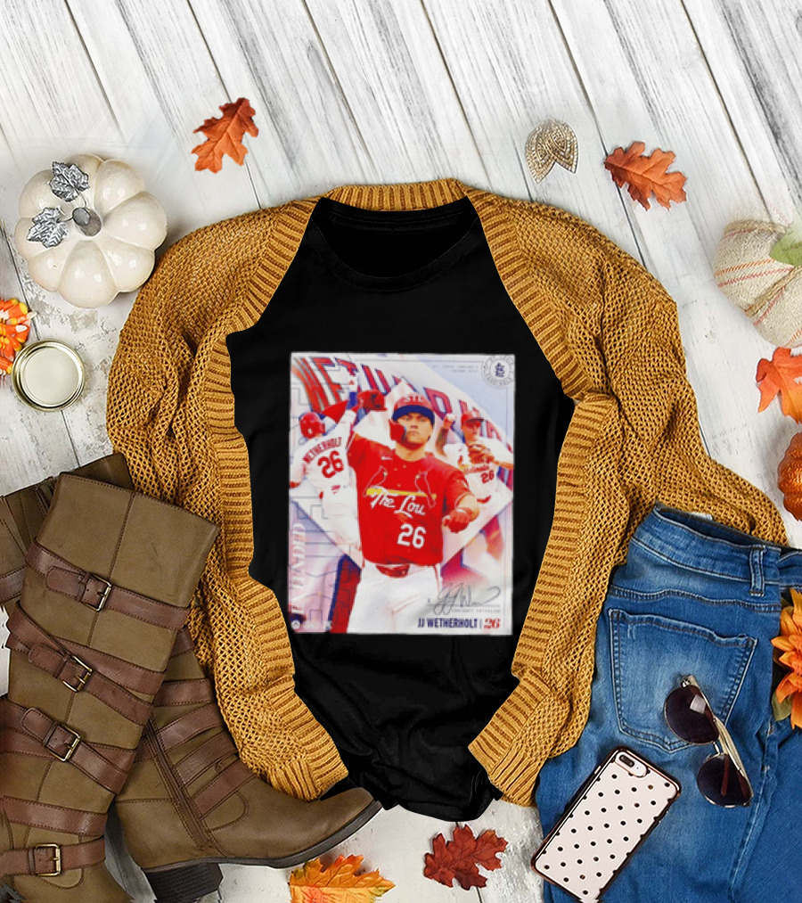 St. Louis Cardinals JJ Wetherholt 26 MLB Fan Memorabilia T-Shirt