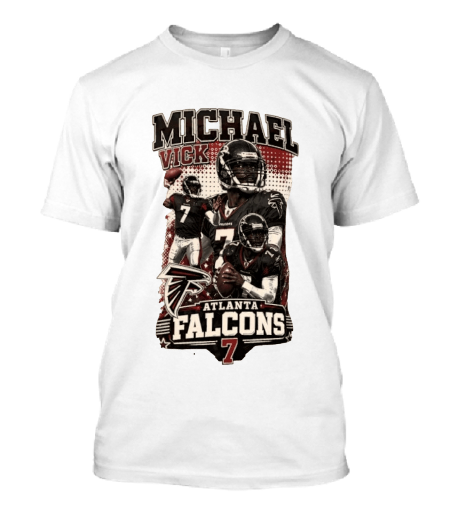 Michael Vick Atlanta Falcons Quarterback 7 Football T-Shirt