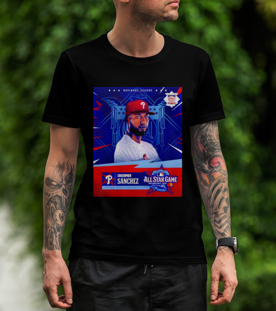 Cristopher Sánchez Philadelphia National League All Star Game 2026 T-Shirt