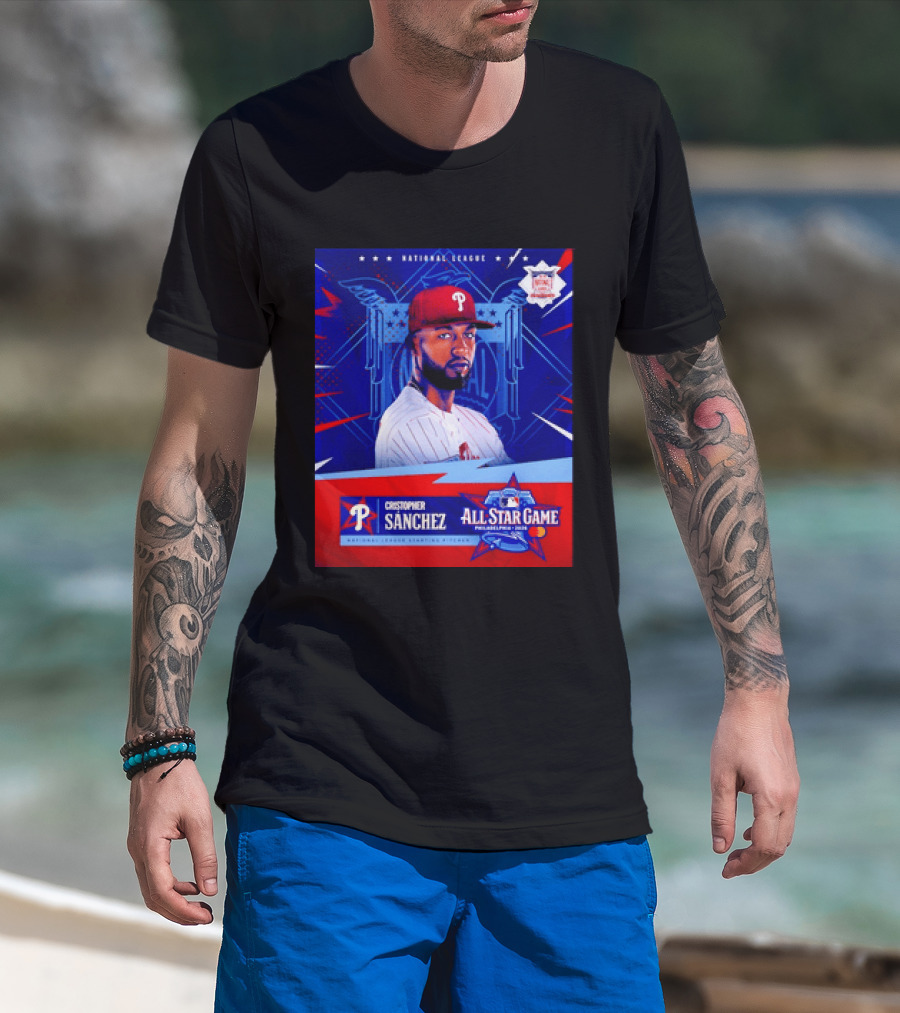 Cristopher Sánchez Philadelphia National League All Star Game 2026 T-Shirt