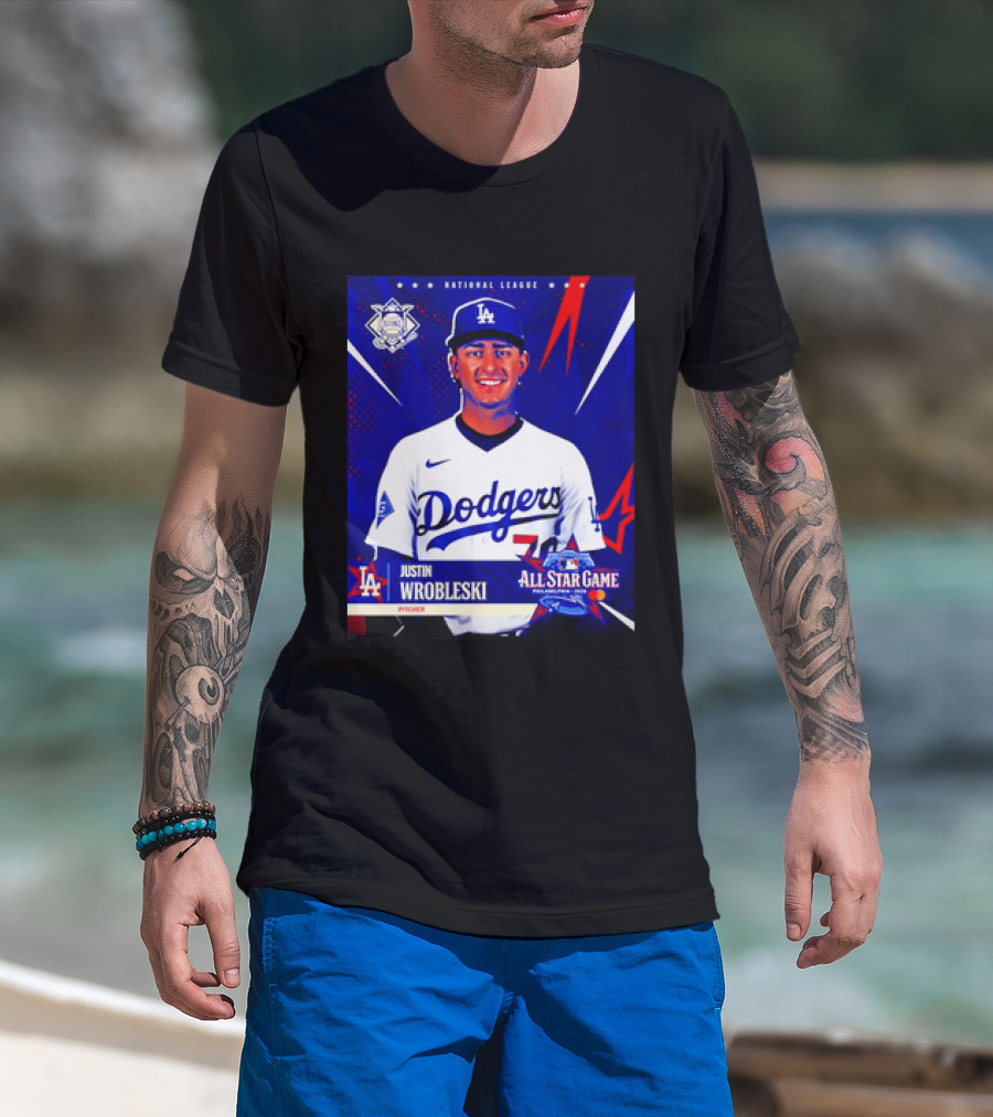 Justin Wrobleski Los Angeles Dodgers 2026 All Star Game National League T-Shirt