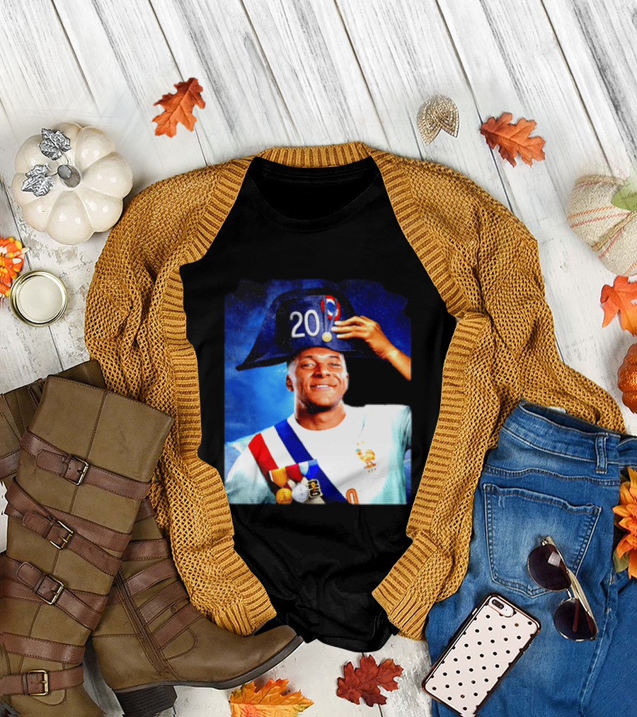 Kylian Mbappé France National Team 2026 Captain No 20 Napoleon Hat T-Shirt