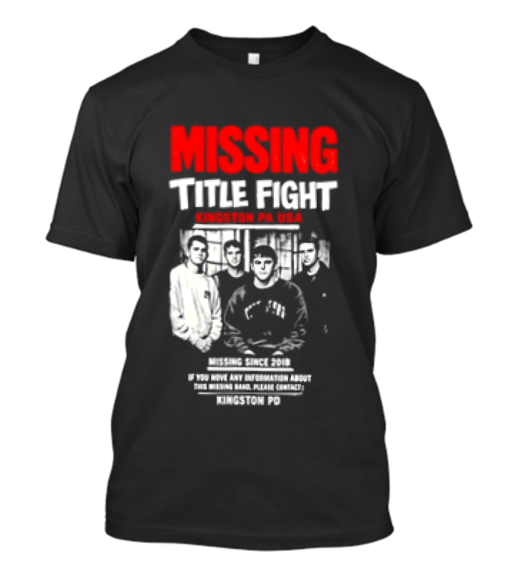 Missing Title Fight Kingston PA USA 2018 Iconic Band Event T-Shirt