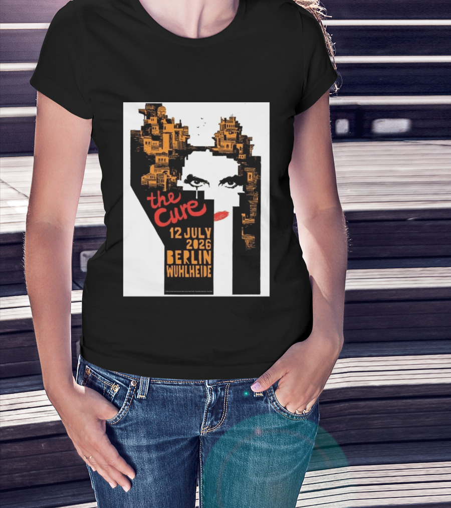 The Cure 12 July 2026 Berlin Wuhlheide Event Limited Edition T-Shirt