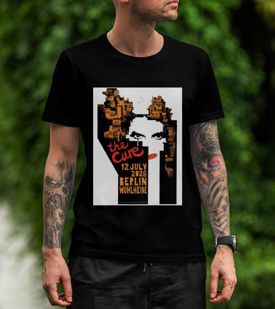 The Cure 12 July 2026 Berlin Wuhlheide Event Limited Edition T-Shirt