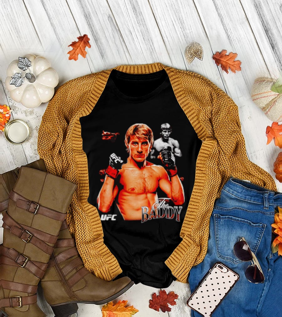 Paddy Pimblett The Baddy UFC MMA Fighter Image T-Shirt