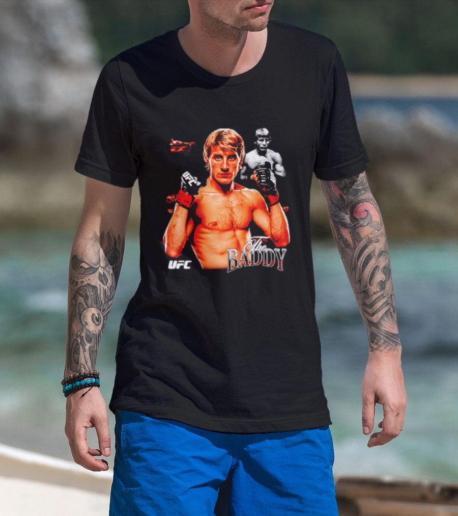 Paddy Pimblett The Baddy UFC MMA Fighter Image T-Shirt