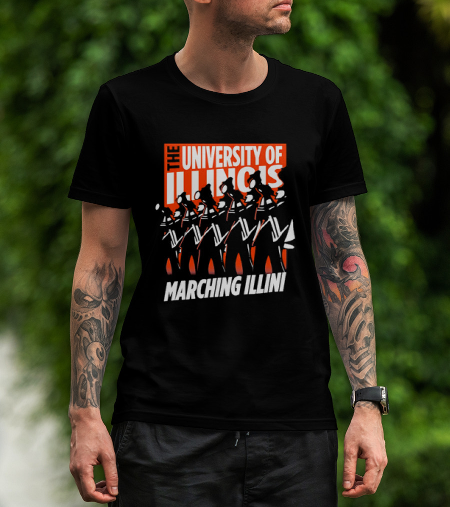 The University Of Illinois Marching Illini Band T-Shirt