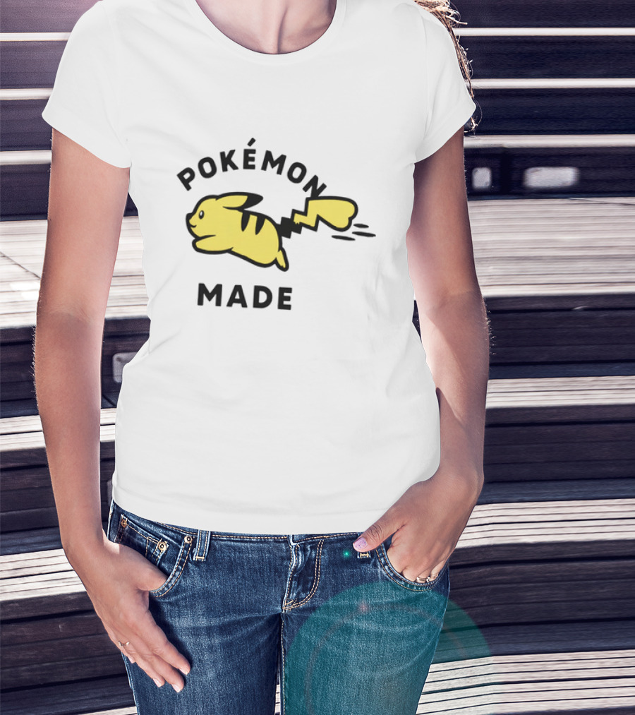 BTS Namjoon Pokémon Made Pikachu Running T-Shirt