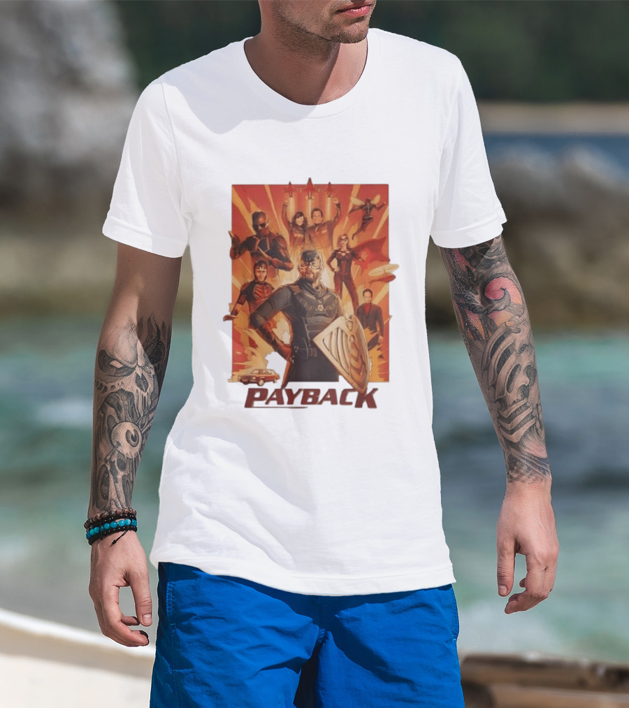 Payback The Boys Soldier Boy Crimson Countess Gunpowder Mindy Lite TNT Ensemble T-Shirt