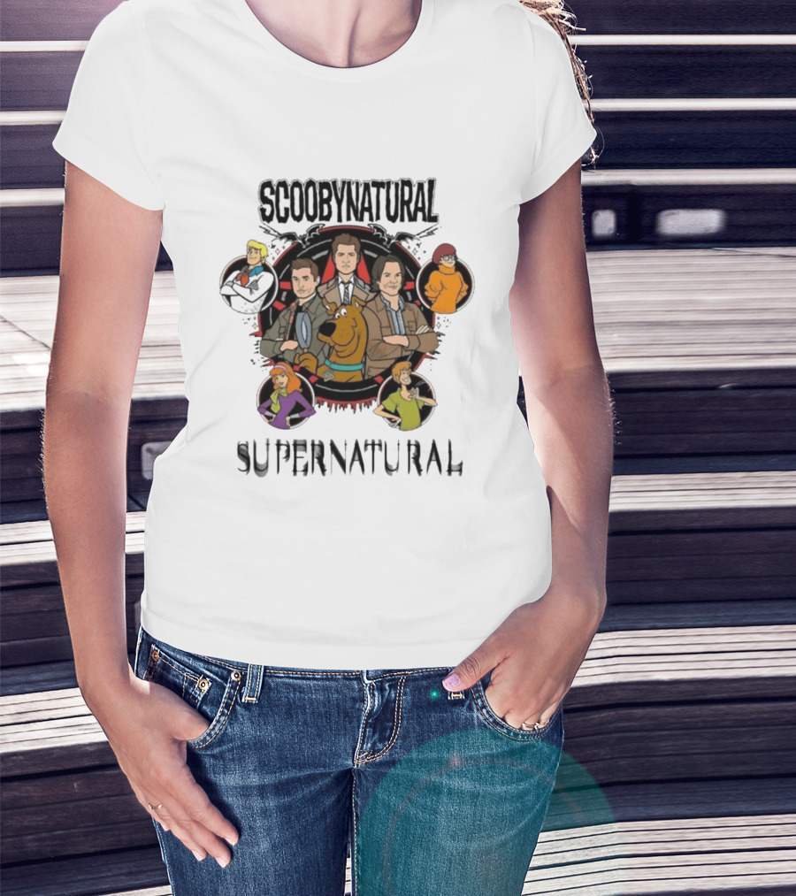Scoobynatural Supernatural Crossover Featuring Iconic Characters For Fans Of Both Worlds T-Shirt