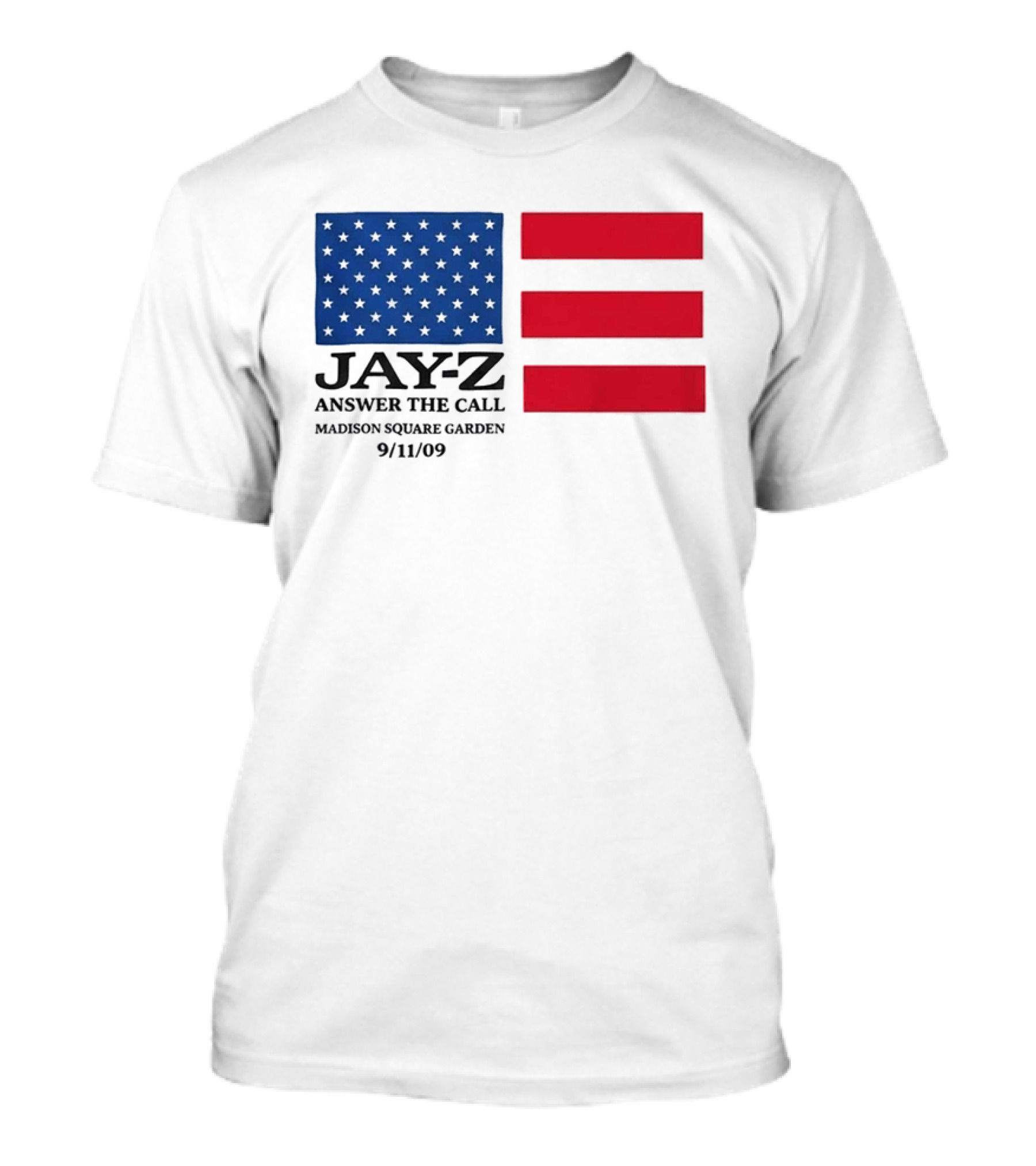 Jay Z Answer The Call Madison Square Garden 9/11/09 T-Shirt