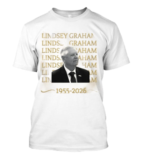 Lindsey Graham South Carolina Senator Memorial 1955 2026 T-Shirt