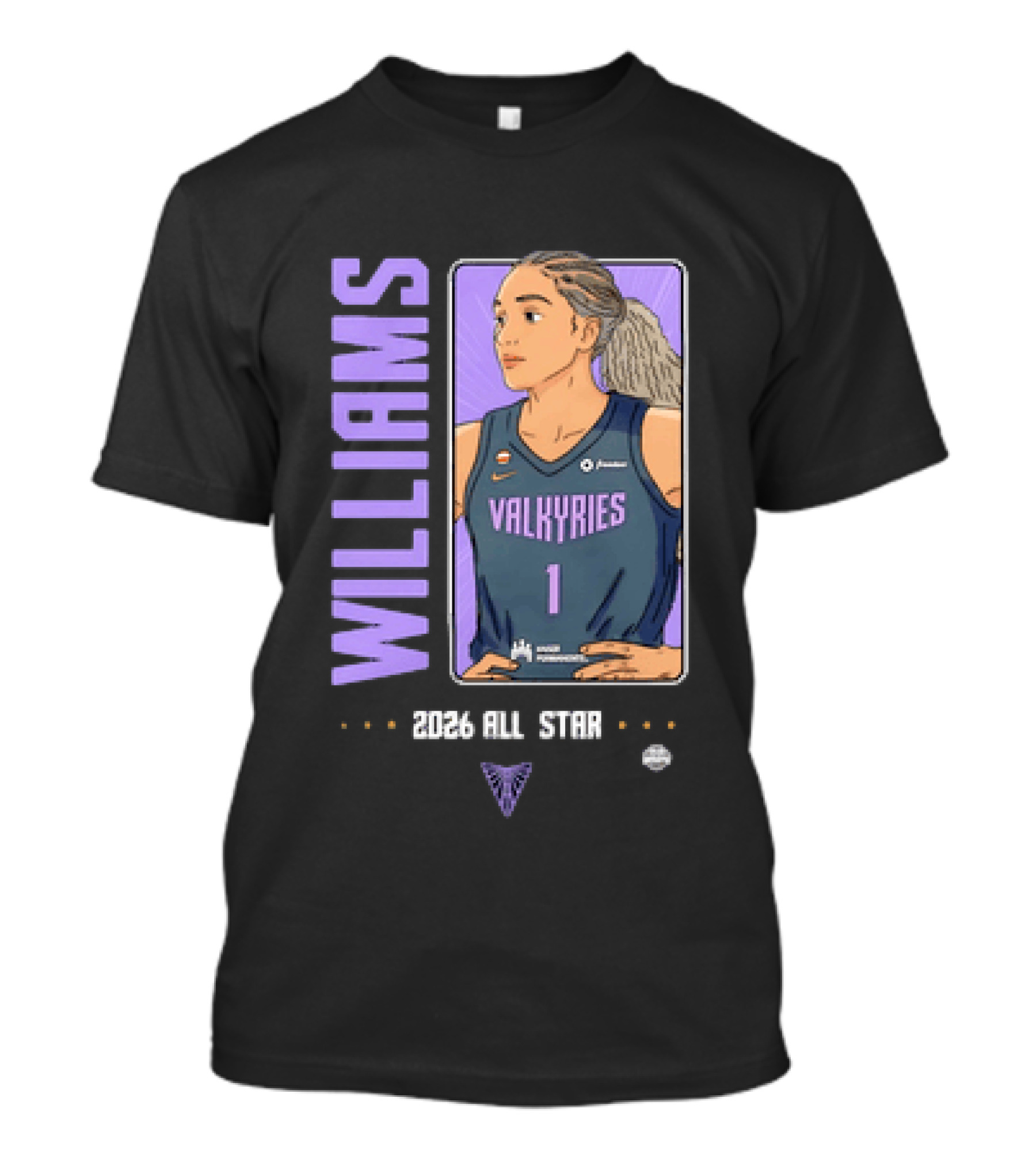 Golden State Valkyries Gabby Williams 2026 WNBA All Star Williams 1 T-Shirt