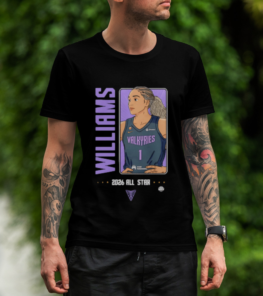 Golden State Valkyries Gabby Williams 2026 WNBA All Star Williams 1 T-Shirt