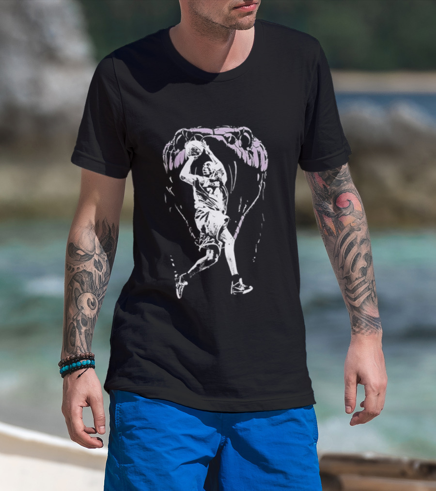 Black Mamba Kobe Bryant LA Lakers Basketball Shooting Action T-Shirt