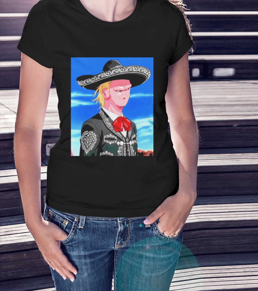 Majin Buu Mariachi Charro Dragon Ball Z Haaland Fusion T-Shirt