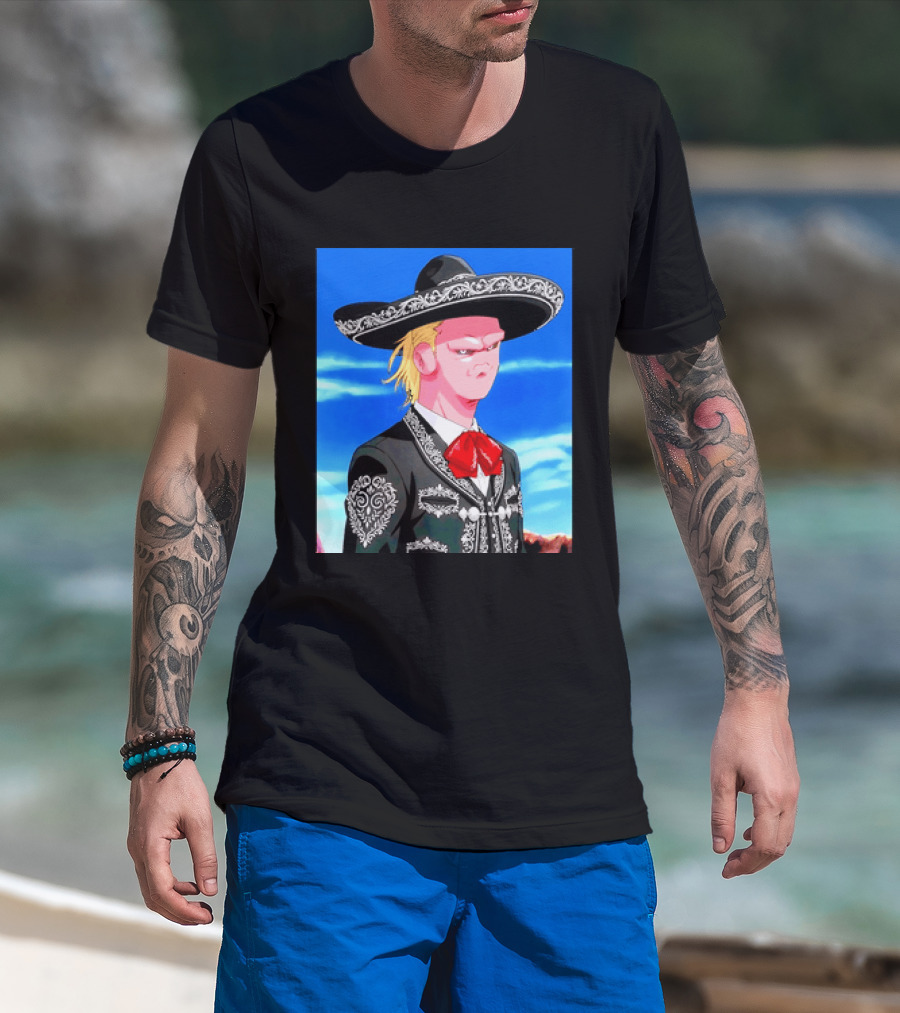 Majin Buu Mariachi Charro Dragon Ball Z Haaland Fusion T-Shirt