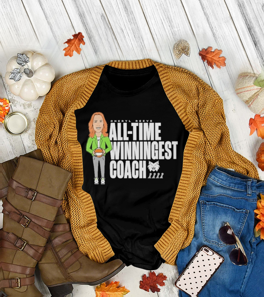 Cheryl Reeve All Time Winningest Coach Iconic Basketball Champion Recognition T-Shirt