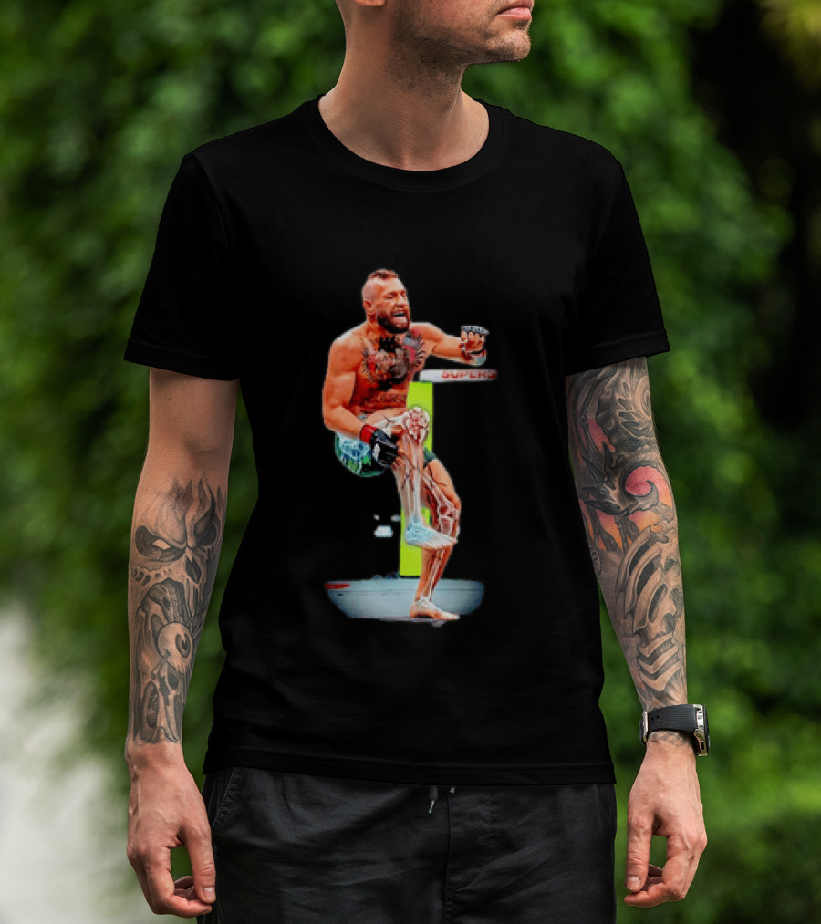 Conor McGregor One Minute Man Broken Leg UFC Fighter MMA Injury T-Shirt