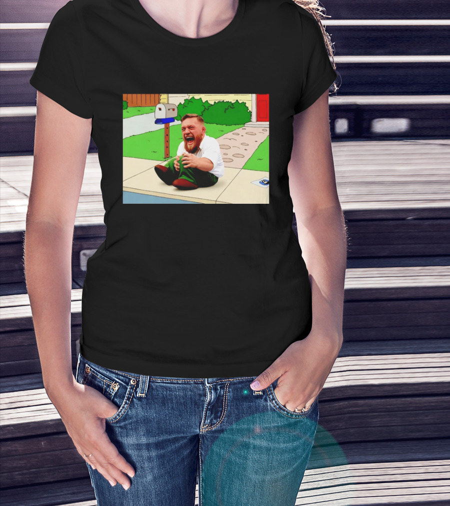 Family Guy Conor McGregor Laughing Curb Scene T-Shirt