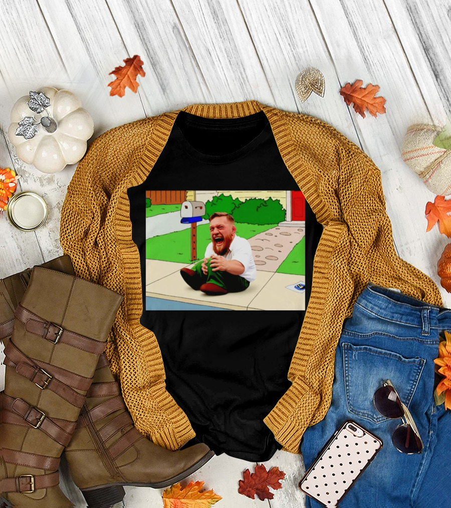 Family Guy Conor McGregor Laughing Curb Scene T-Shirt