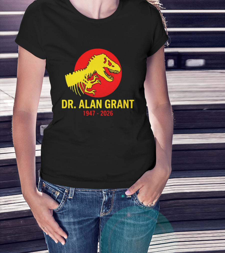 Dr. Alan Grant 1947 2026 Memorial Rex T-Shirt