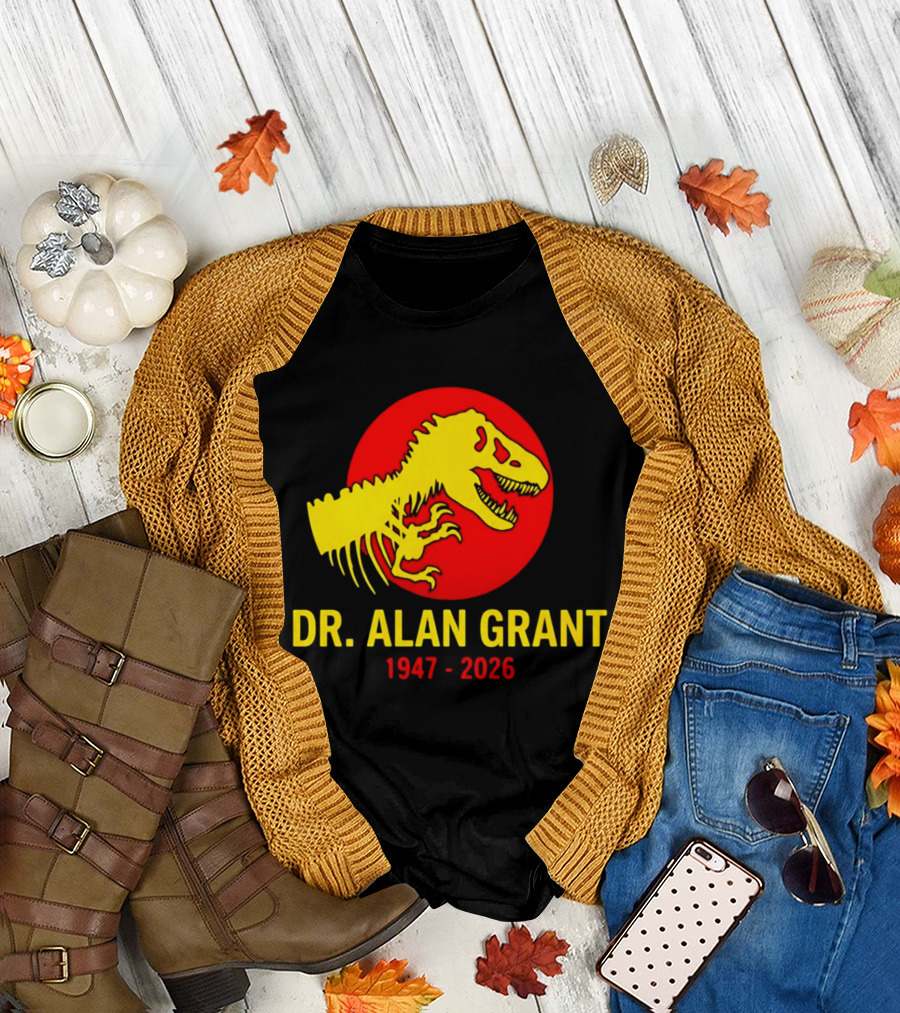 Dr. Alan Grant 1947 2026 Memorial Rex T-Shirt